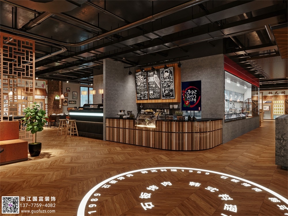 ?紅磚水泥工業(yè)風烤肉店設計風格介紹